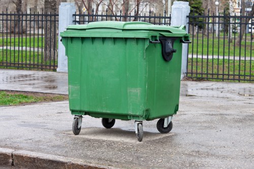 Satisfied customers using skip hire services in Swiss Cottage