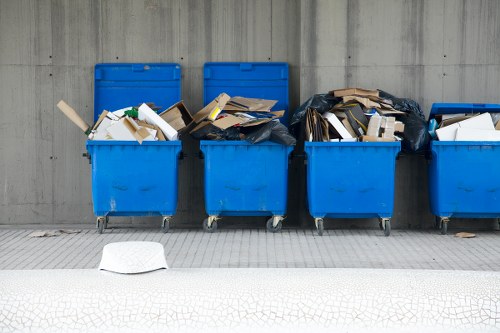 Professional office clearance team at work in Swiss Cottage