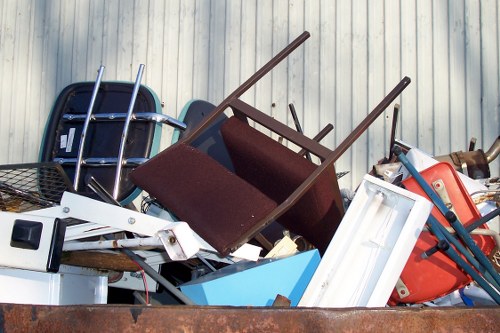Local regulations sign for hazardous waste disposal