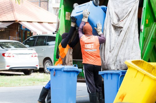 Steps involved in rubbish removal process